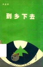 到乡下去     PDF电子版封面    王家洋著 
