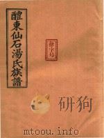 醴东仙石汤氏族谱  7（ PDF版）