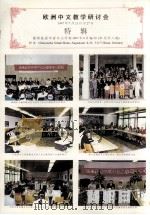 欧洲中文教学研讨会特辑 PDF电子版封面