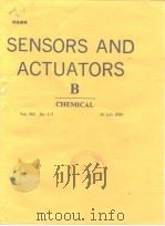 SENSORS AND ACTUATORS  B  CHEMICAL  Vol.B65  No.1-3     PDF电子版封面     