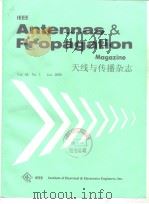 Antennas & Propagation Magazine Vol.42 No.3 PDF电子版封面