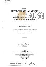 Association of Official Analytical Chemists.Official methods of analysis of the Association of Offic     PDF电子版封面     