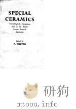 British Ceramic Research Association.Spectal ceramics 1960. PDF电子版封面
