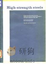 British Iron and Steel Research Association.Engineering Properties Committee.High-strength steels.19     PDF电子版封面     