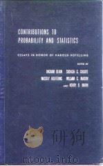 CONTRIBUTIONS TO PROBABILITY AND STATISTICS PDF电子版封面