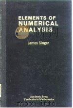 Elements of Numerical Analysis James Singer     PDF电子版封面     