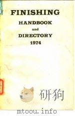 Finishing handbook and dictionary 1974. PDF电子版封面