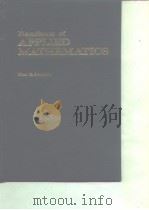 Handbook of APPLIED MATHEMATICS Carl E Poaraon PDF电子版封面