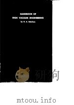 Handbook of High Vacuum Engineering H.A.Steinherz PDF电子版封面