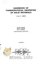 HANDBOOK OF THERMOPHYSICAL PROPERTIES OF SOLID MATERIALS     PDF电子版封面     
