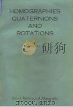 Homographies Quaternions & Rotations Patrick Du Val     PDF电子版封面     