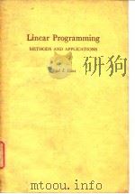 Kinear Programming Methods and Applications Saul I .GASS 1958 PDF电子版封面