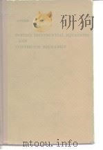 Langer Partial Differential Equations And Continuum Mechanics PDF电子版封面