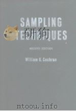 SAMPLING TECHNIQUES SECOND EDITION PDF电子版封面