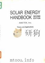 Solar energy handbook:theory and applications.2nd ed. PDF电子版封面