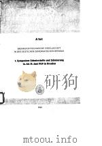 Symposium Schmierstoffe und Schmierung.1960. PDF电子版封面