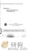 Symposium on Non-Newtonian Viscometry PDF电子版封面