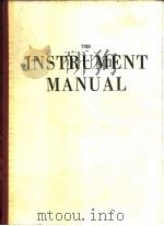 The instrument manual.1971. PDF电子版封面