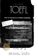 The New Edition TOEFL Test of English As a Foreign Language PDF电子版封面
