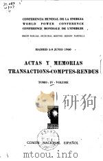 World Power Conference.Actas y memorias.v.4-7.1960. PDF电子版封面