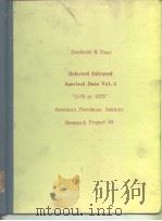 Zwolinski & Haas Selected Infrared Spectral Data Vo1.4 “1176 to 1575”American Petroleum Institute Re（ PDF版）