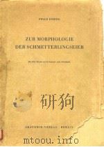 ZUR MORPHOLOGIE DER SCHMETTERLINGSEIER（ PDF版）