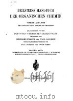 BEILSTEINS HANDBUCH DER ORGANISCHEN CHEMIE  VIERTE AUFLAGE 1（ PDF版）