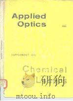 Applied Optics SUPPLEMENT ON 1965 PDF电子版封面