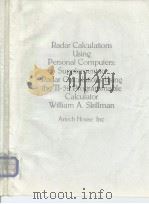 Radar Calculations Using Personal Computers:Supplement to Radar Calculations Using the Tl-59 Program PDF电子版封面