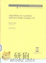 Algorithms for Synthetic Aperture Radar lmagery III PDF电子版封面