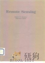 Remots Sensing PDF电子版封面