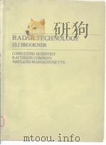 RADAR TECHNOLOGY ELI BROOKNER CONSULTING SCIENTIST RAYTHEON COMPANY WAYLAD MASSACHUSETTS     PDF电子版封面     