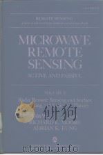 Microwave Remote Sensing Active and Pasive Volume II Radar Remote Sensing and Surface Scattering an PDF电子版封面 0201107600