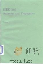 IEEE 1985 Antennas and Propagation Volume 1、Volume 2 PDF电子版封面