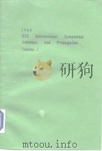1988 IEEE International Symposium Antennas And Propagation Volume2、Volume3 PDF电子版封面