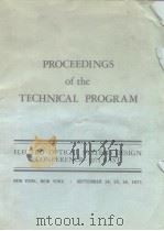 Proceddings of the technical program:Electro-Optical systems Design Conference 1971     PDF电子版封面     