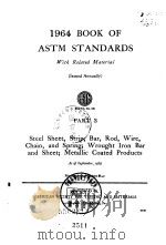 1964 Book of ASTM Standards With Related Material Part 3 PDF电子版封面