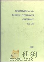 Proceedings of the National Electronics Confence 1981. PDF电子版封面