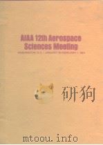 AIAA 12th aerospace sciences meeting.vol.l.1974 PDF电子版封面