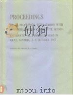 Image Processing-interactions With Photogrammetry and Remote Sensing 1977. PDF电子版封面