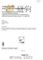 CYBERNETICS AND SYSTEMS RESEARCH PDF电子版封面 0444864881