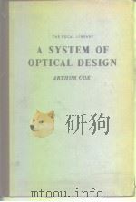 A System of Optieal dsign PDF电子版封面 CEX,Arthur