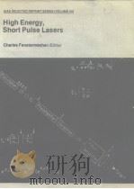 High energy short Pulse lasers 1976 PDF电子版封面