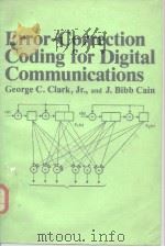 Error-Correction Coding for Digital Communications 1981. PDF电子版封面