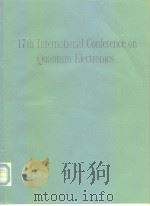 17th International Conference on Quantum Electronics PDF电子版封面