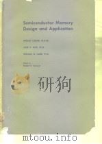 Semiconductor Memory Design and Application     PDF电子版封面     