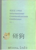 IEEE 1985 International Communications Conference Vol.3 PDF电子版封面