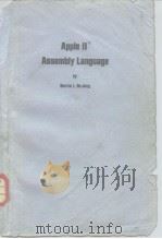 Apple II Assembly Language I982 PDF电子版封面