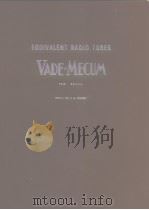 Equivalent radio tubes vademecum PDF电子版封面