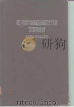 ELECTROMAGNETIC THEORY ERIK HALLEN PDF电子版封面